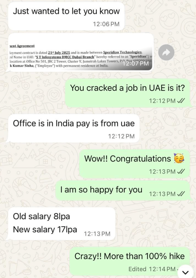 Professional success story 3