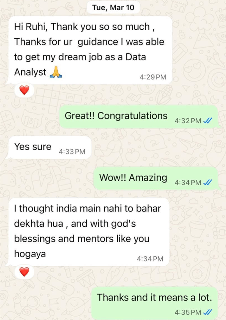 Professional success story 2